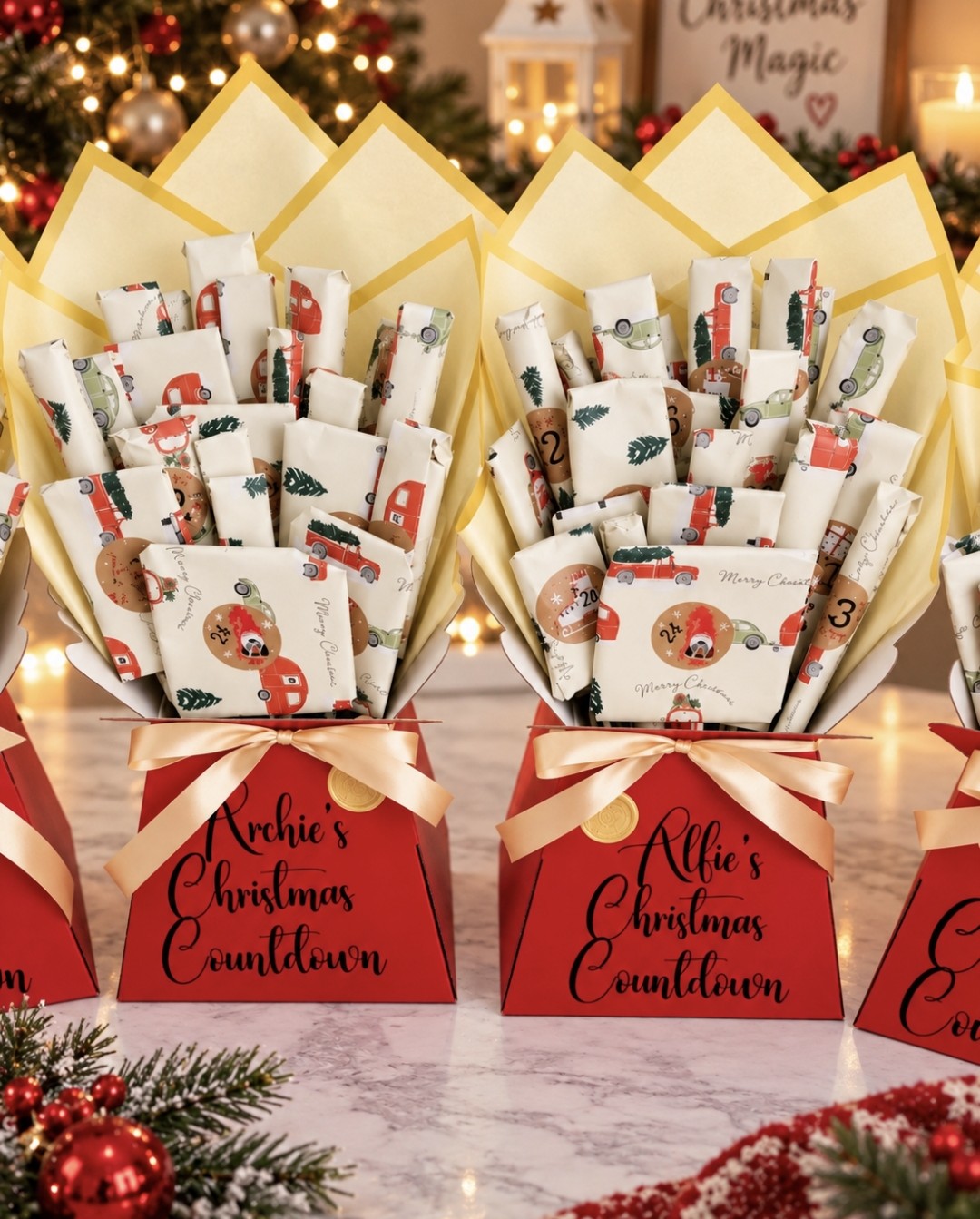 Christmas Sweet & Chocolate Advent Bouquet | Festive Gift