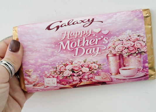 “Happy Mother’s Day” Chocolate Bar - Galaxy