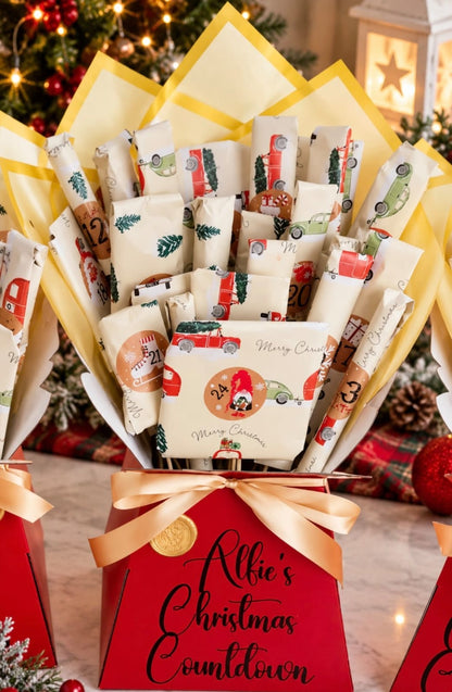Christmas Sweet & Chocolate Advent Bouquet | Festive Gift
