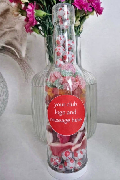 Liverpool Football Sweet Bottle – Personalised Chocolate & Sweet Gift