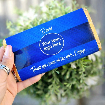 Personalised Football Chocolate Bar