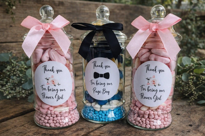Flower Girl Sweet Jar | Personalised Wedding Proposal Gift