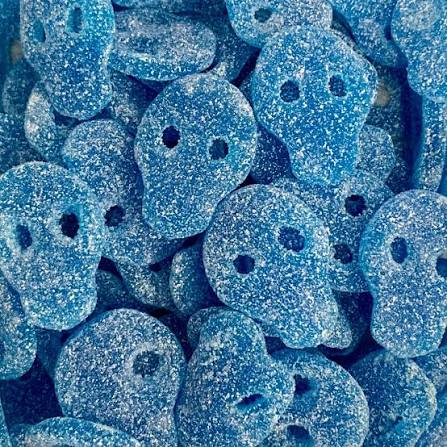 Fizzy Blue Skulls
