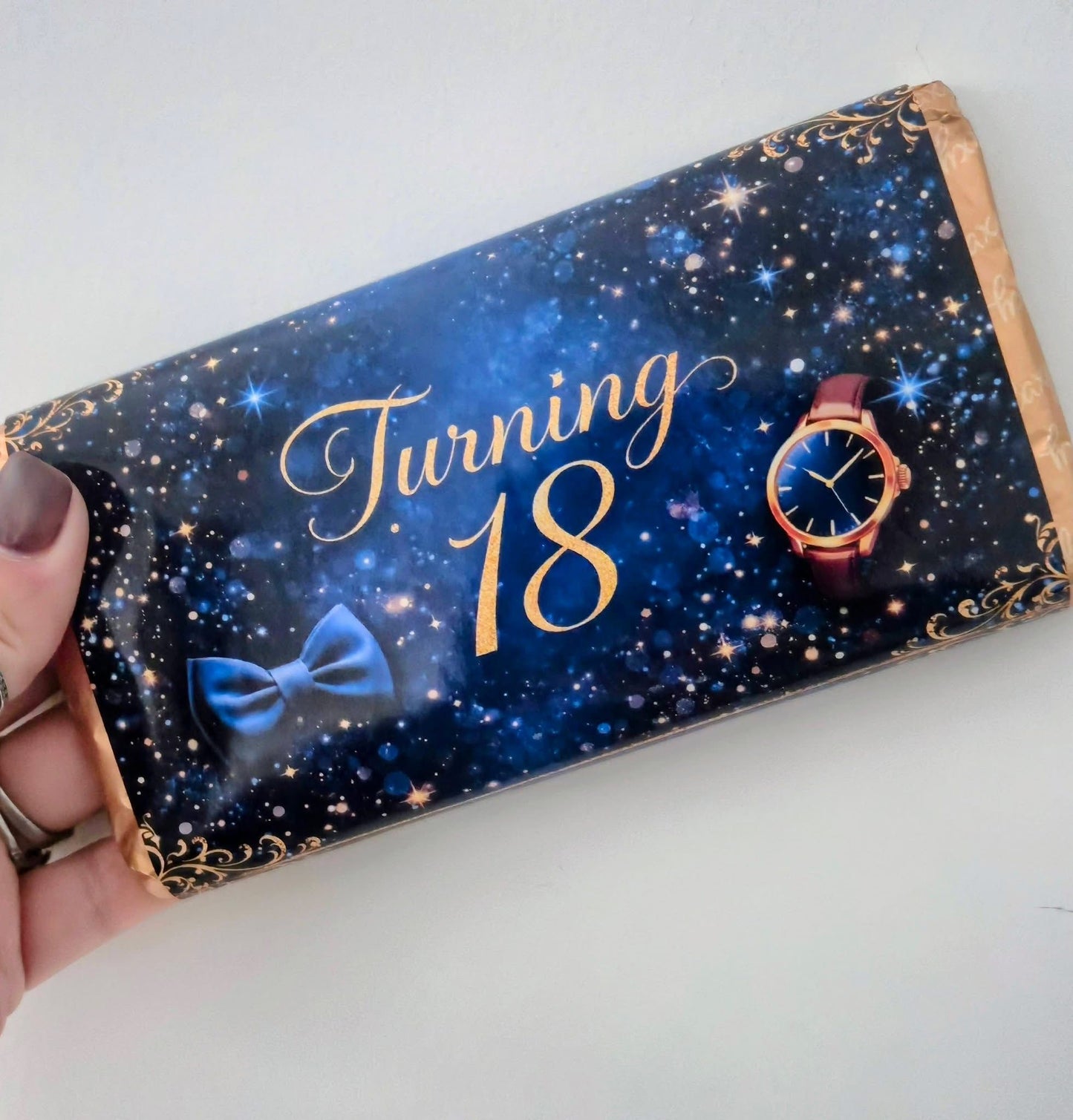 Luxury Turning 18 Chocolate Bar | 18th Birthday Gift