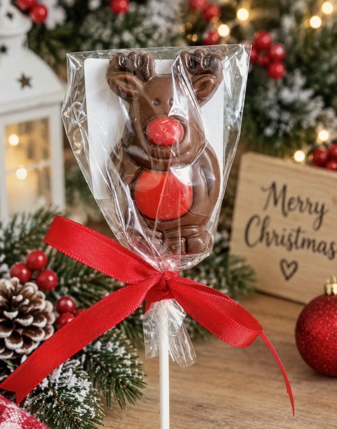 Christmas Chocolate Lollies