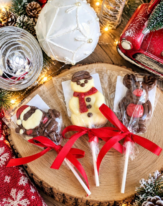 Christmas Chocolate Lollies