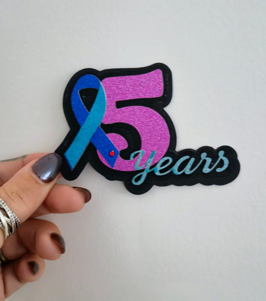 Personalised Diaversary Cupcake Topper