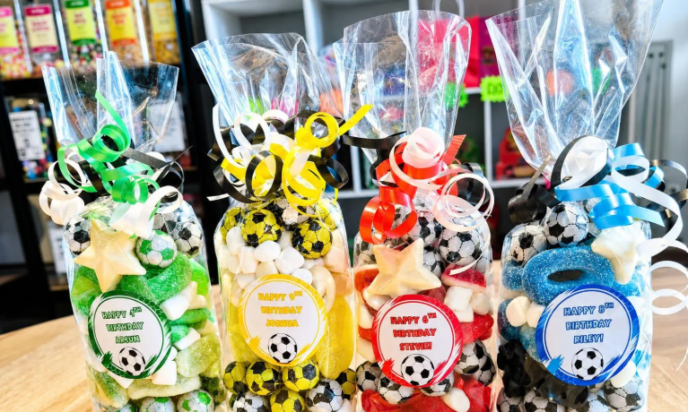 Personalised Football Sweet Bags