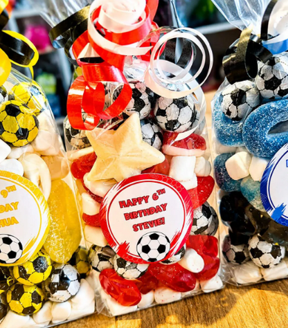 Personalised Football Sweet Bags
