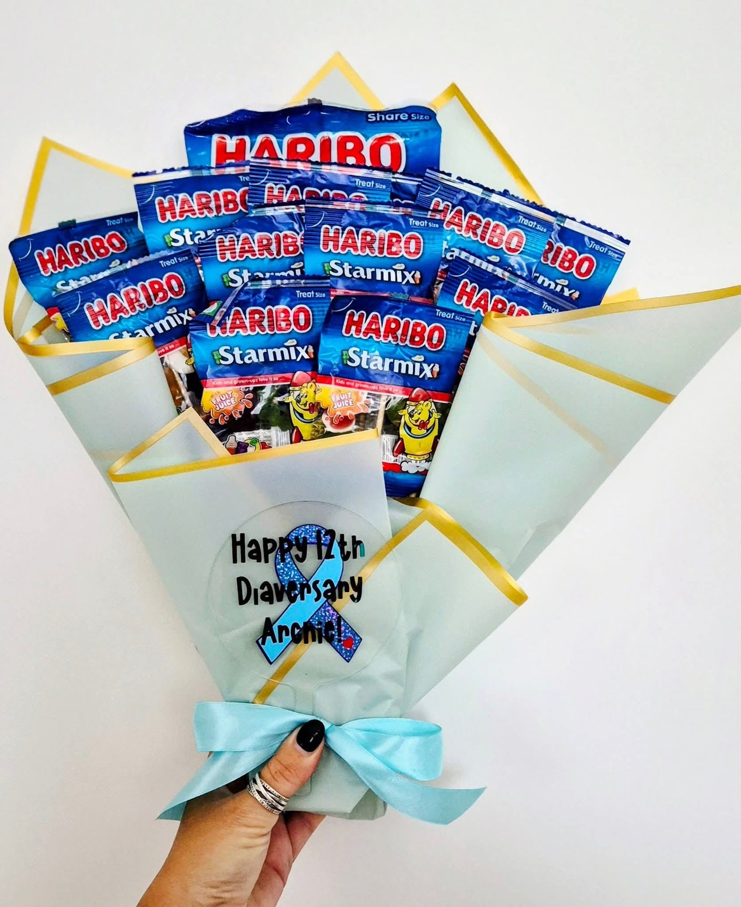 Personalised Haribo Sweet Bouquet - Any Occasion