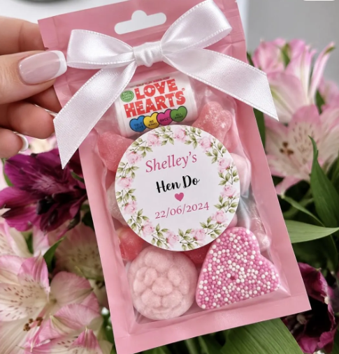 Personalised Hen Do Sweet Bags | Hen Party Favours