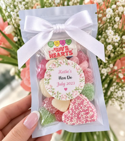 Personalised Hen Do Sweet Bags | Hen Party Favours