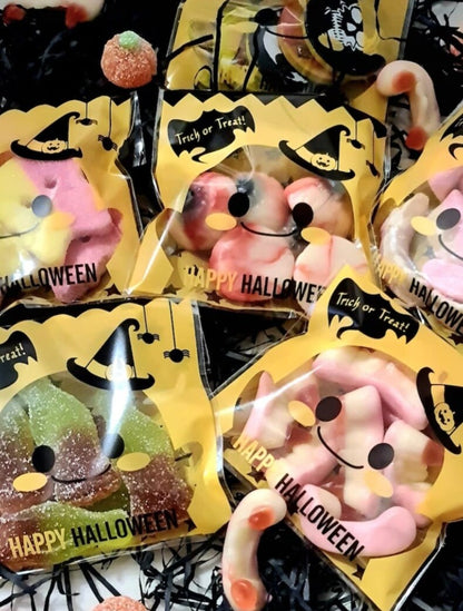 Halloween Trick Or Treat Sweet Bags - halloween sweet bags- halloween treats - prefilled sweet bags