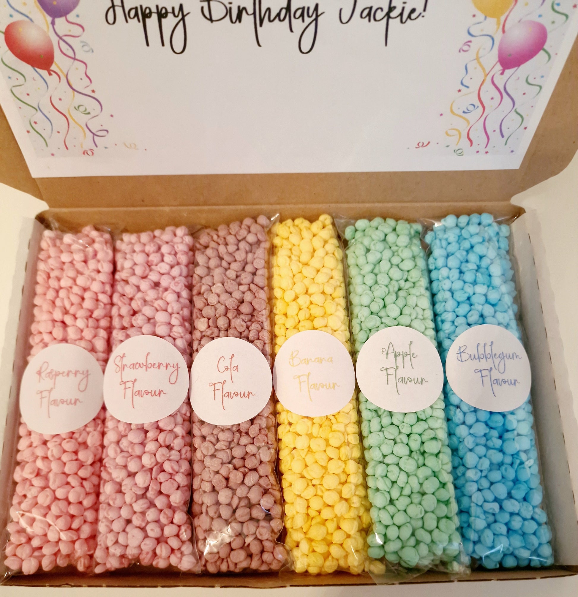 Happy Birthday - Birthday letterbox - letterbox gift- Million sweets - letterbox sweets - occasion gift - celebration gift