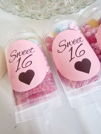 Sweet Push Pop Party Favors: Personalized Candy Treats