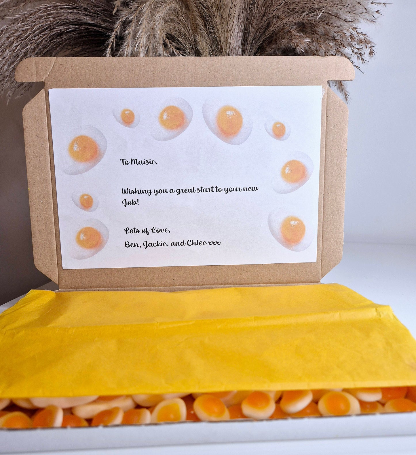 Gummy Fried Egg Letterbox Gift Set