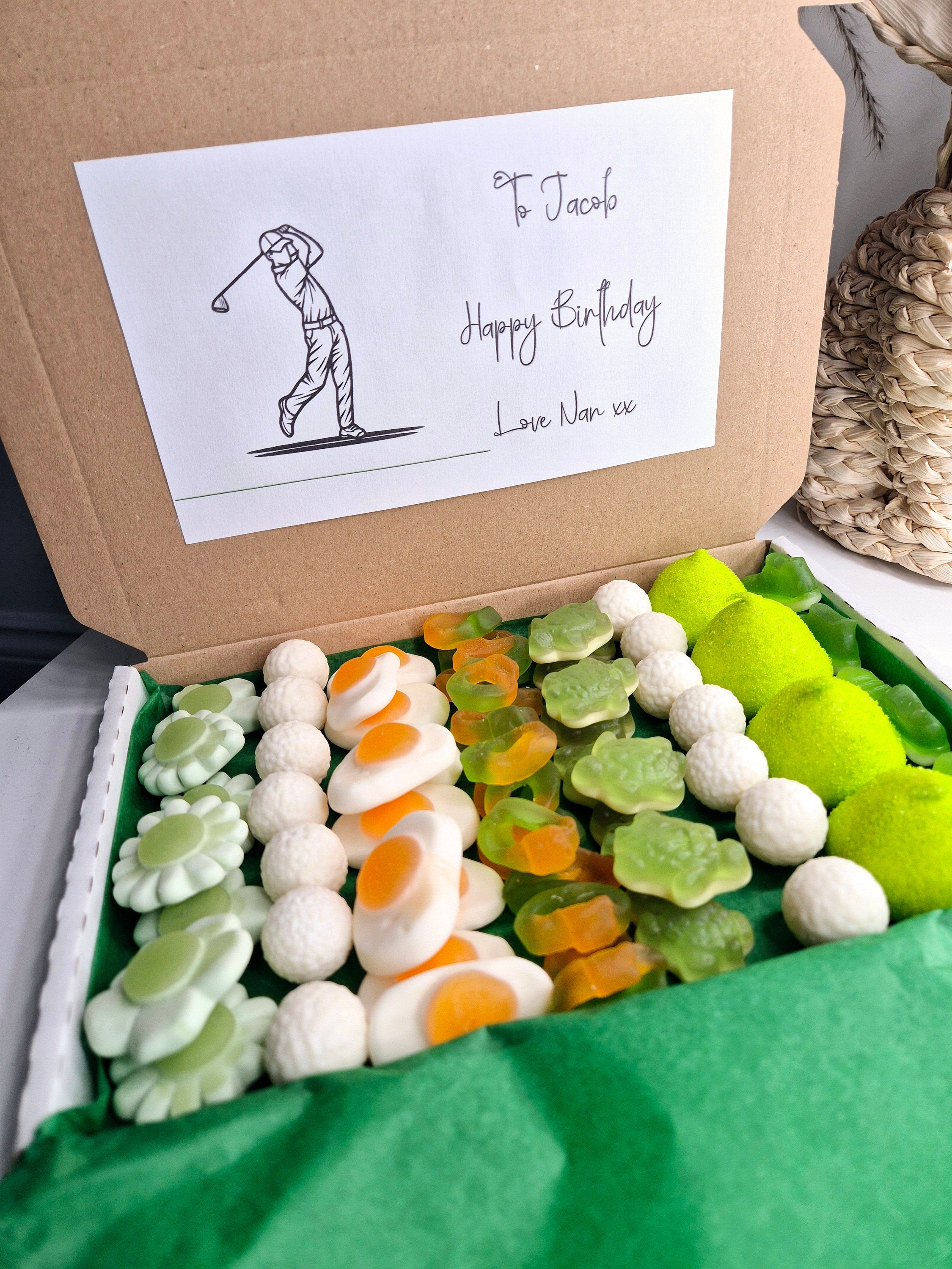 Golf Lover Sweet Box: Novelty Golf Gift