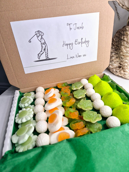 Golf Lover Sweet Box: Novelty Golf Gift