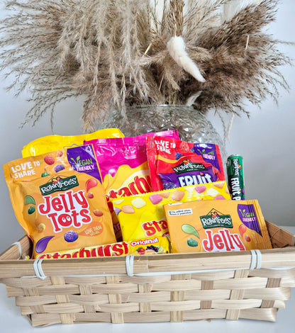 Variety Sweet Hamper: Birthday Thank You Gift with Card