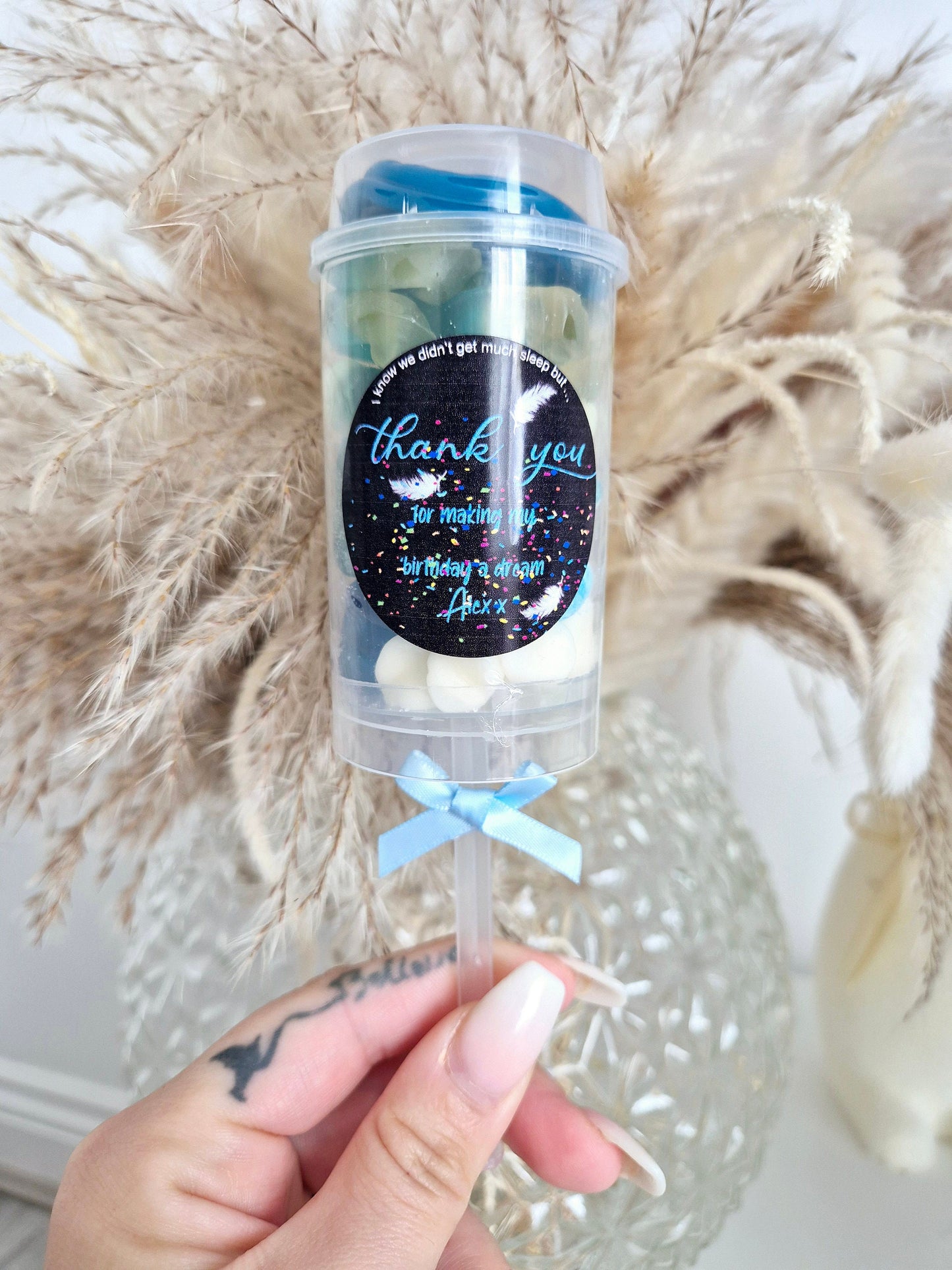 Personalized Sweet Push Pops: Party Favors