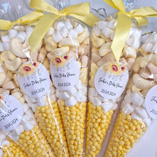 Baby Shower Sweet Cones: Gender Neutral Party Favors