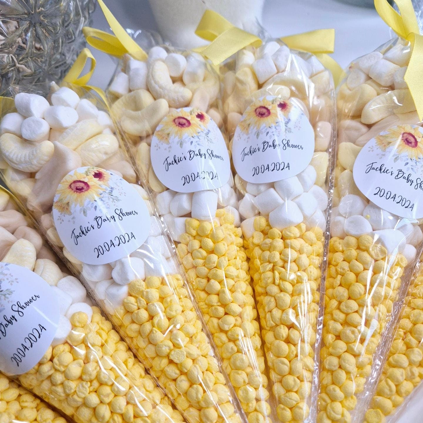 Baby Shower Sweet Cones: Gender Neutral Party Favors