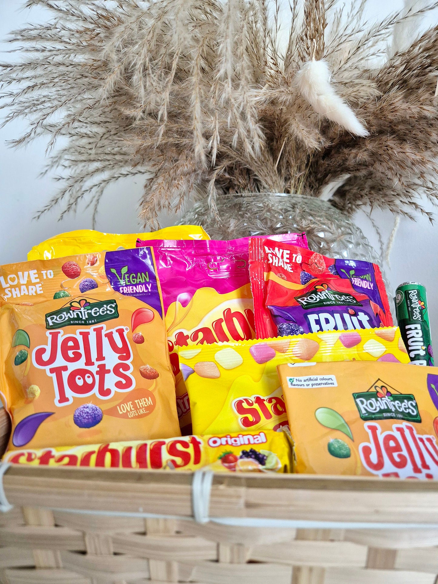 Variety Sweet Hamper: Birthday Thank You Gift with Card