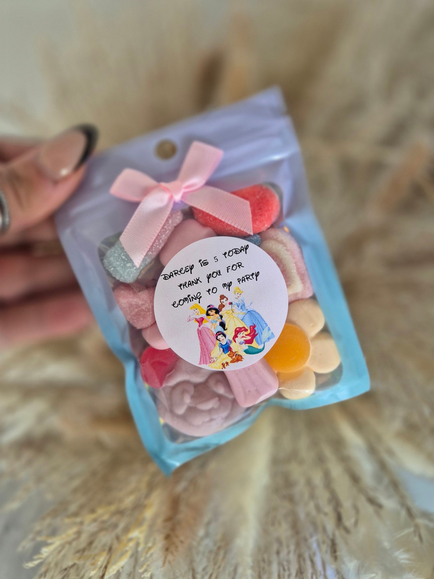 Princess Theme Party Favor Sweet Bags