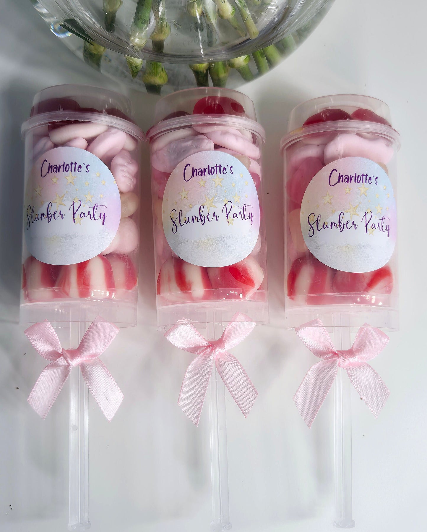 Personalized Sweet Push Pops: Party Favors