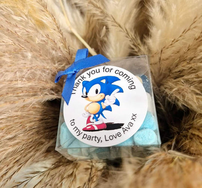 Sonic-Inspired Sweet Cubes: Personalized Party Favors