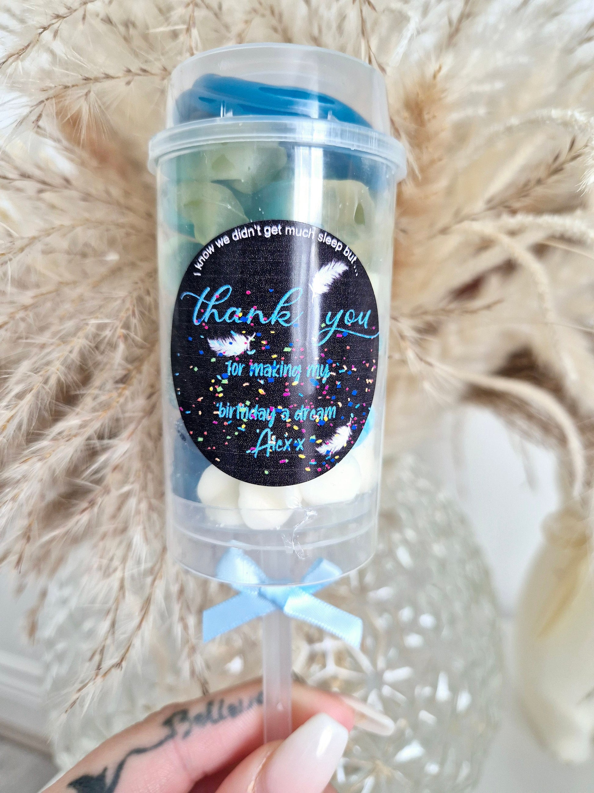 Personalized Sweet Push Pops: Party Favors