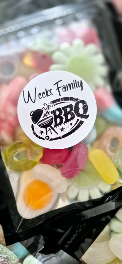 BBQ Sweet Pouches: Family Celebration Candy Treat