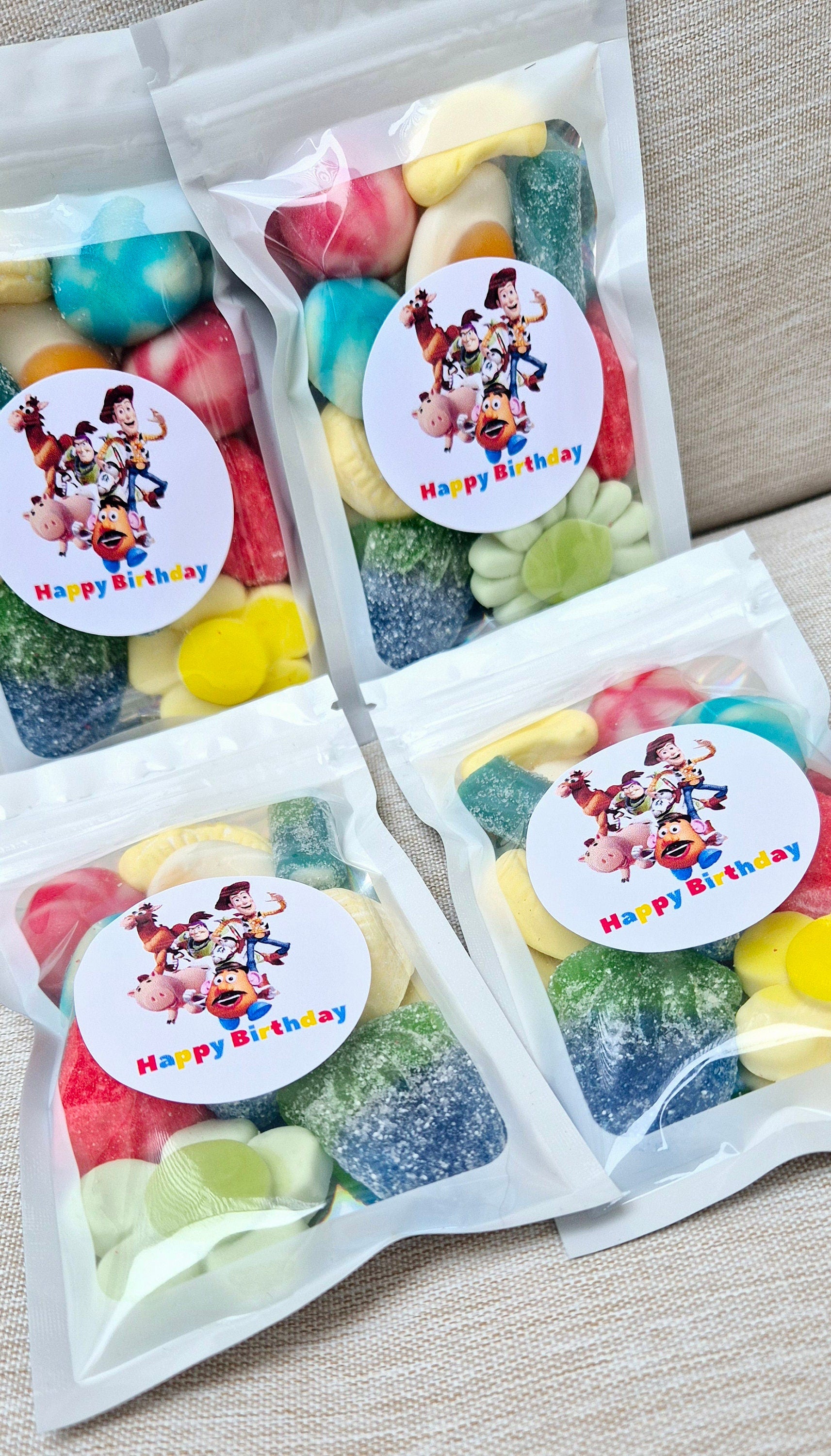 Toy Story Party Favor Bags: Birthday Sweet Treats