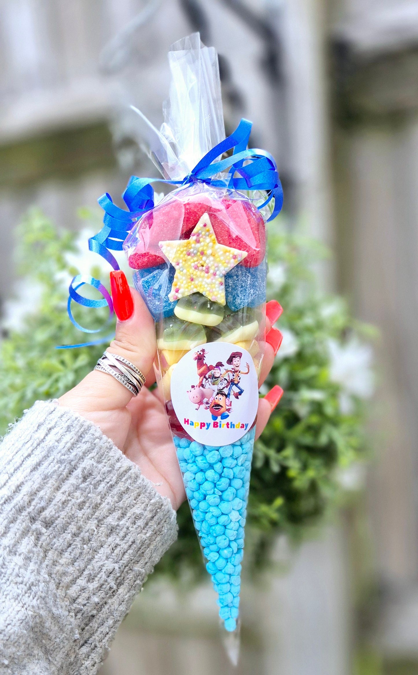 Toy-Story Inspired Party Cones: Prefilled Sweet Favors