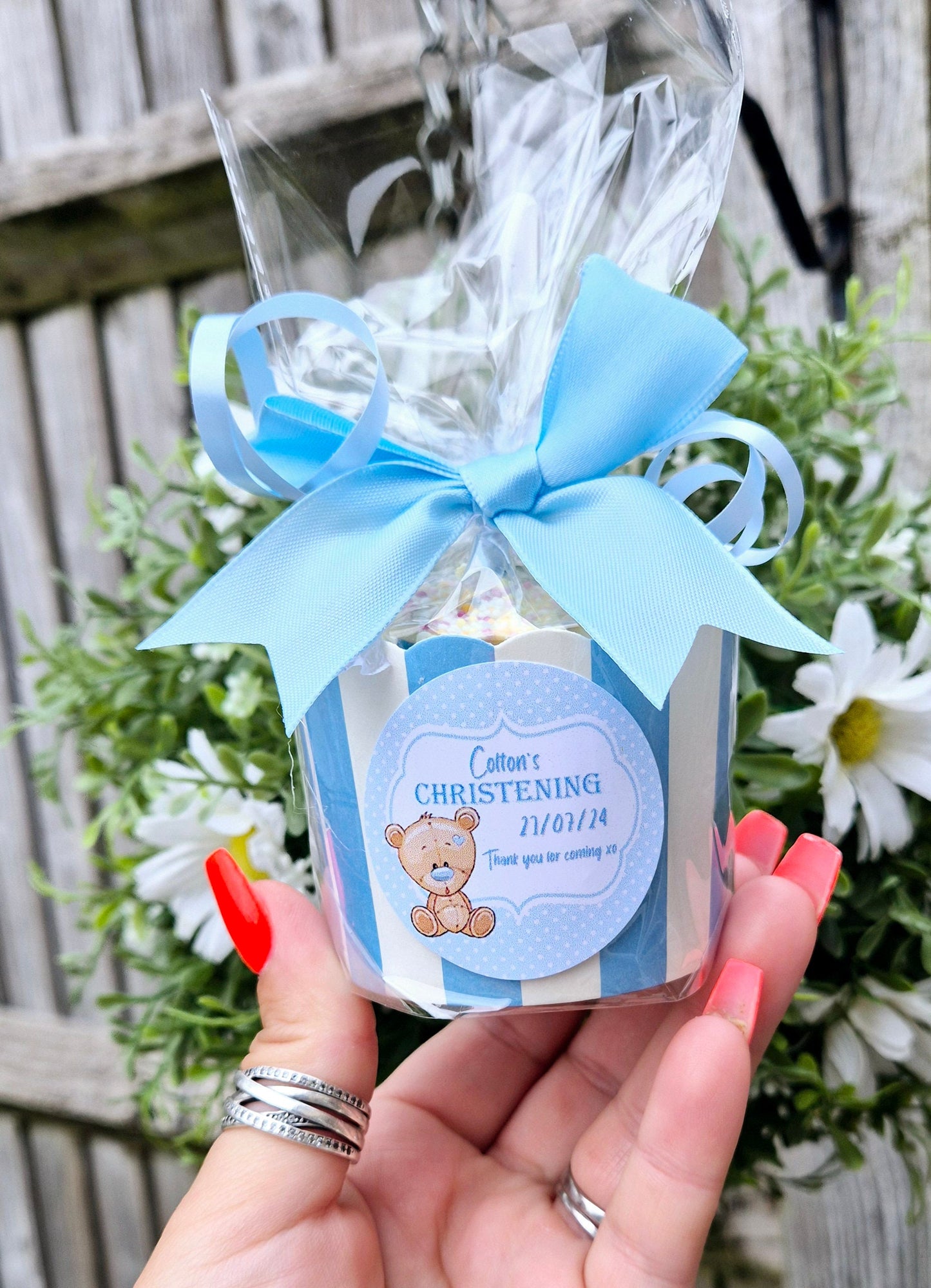 Christening sweet pots -Christening sweet favours
