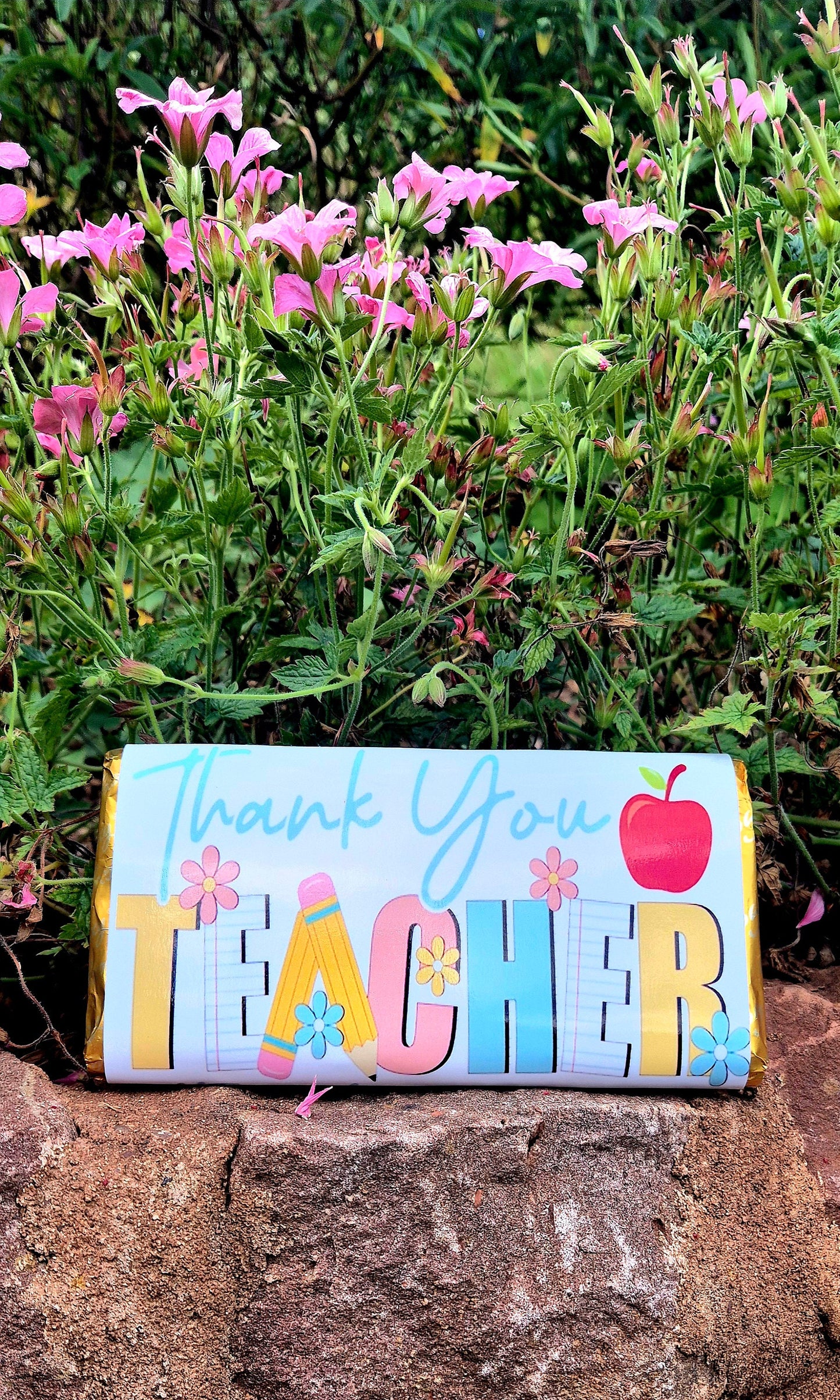 Personalized Teacher Chocolate Bar: Thank You Gift