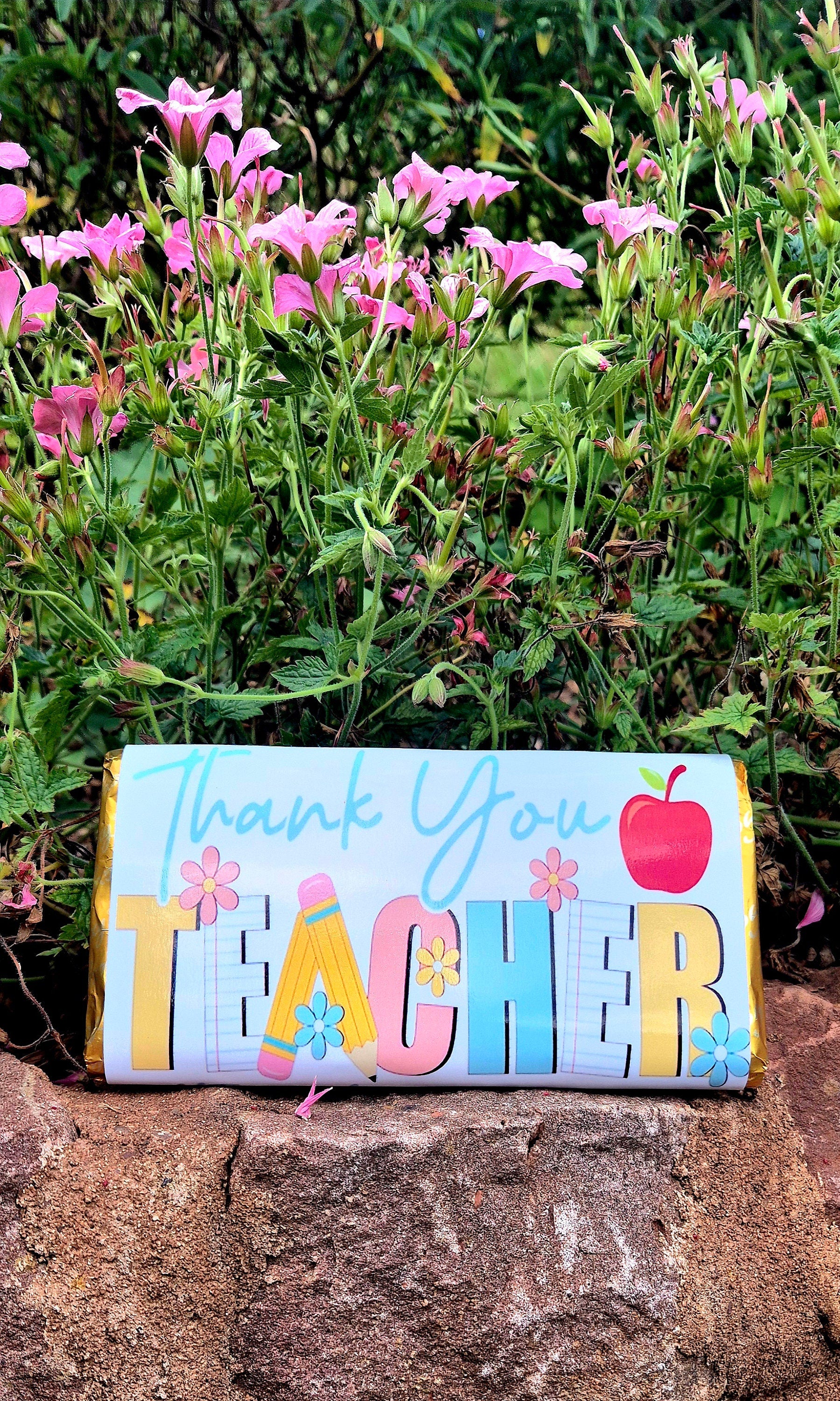 Personalized Teacher Chocolate Bar: Thank You Gift