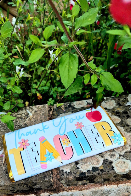 Personalized Teacher Chocolate Bar: Thank You Gift