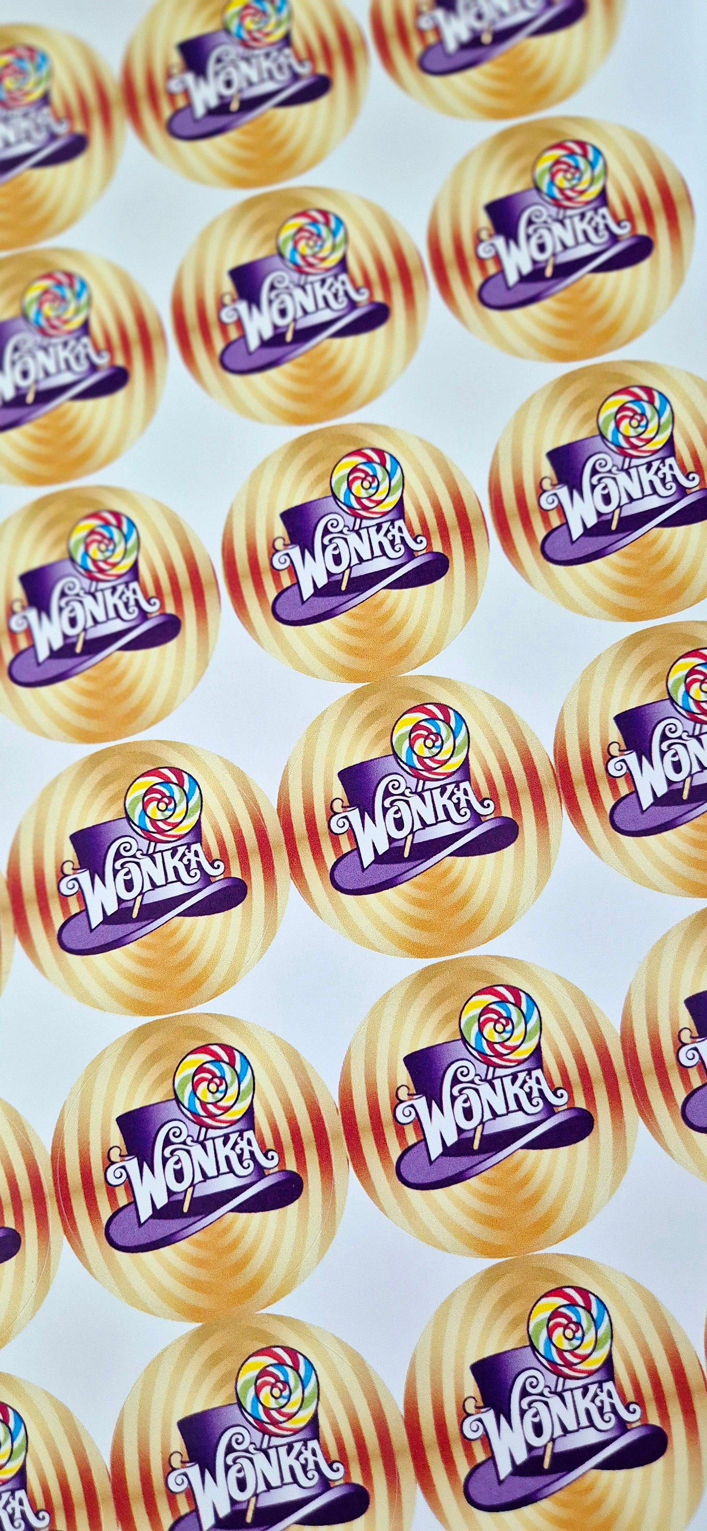 Wonk A Inspired Stickers: Glossy Party Favor Labels (24 ct)