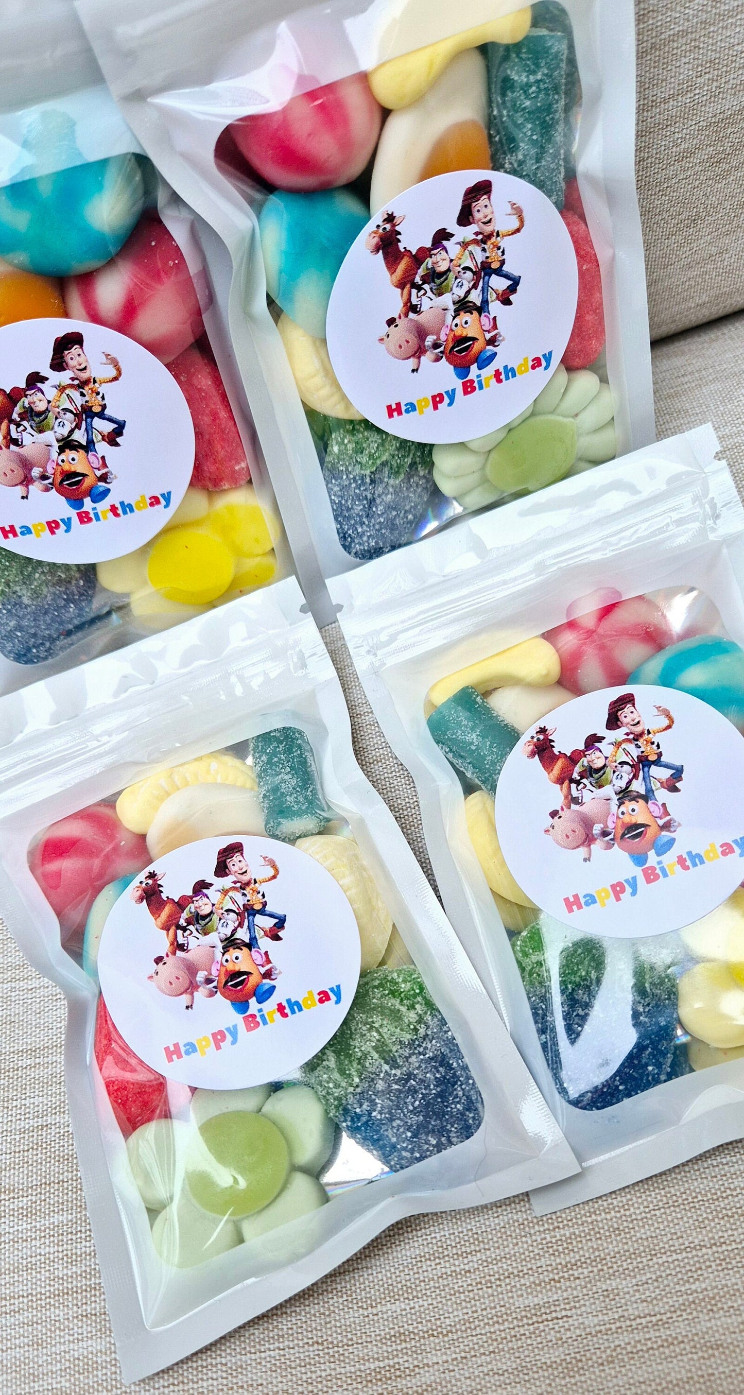 Toy Story Party Favor Bags: Birthday Sweet Treats