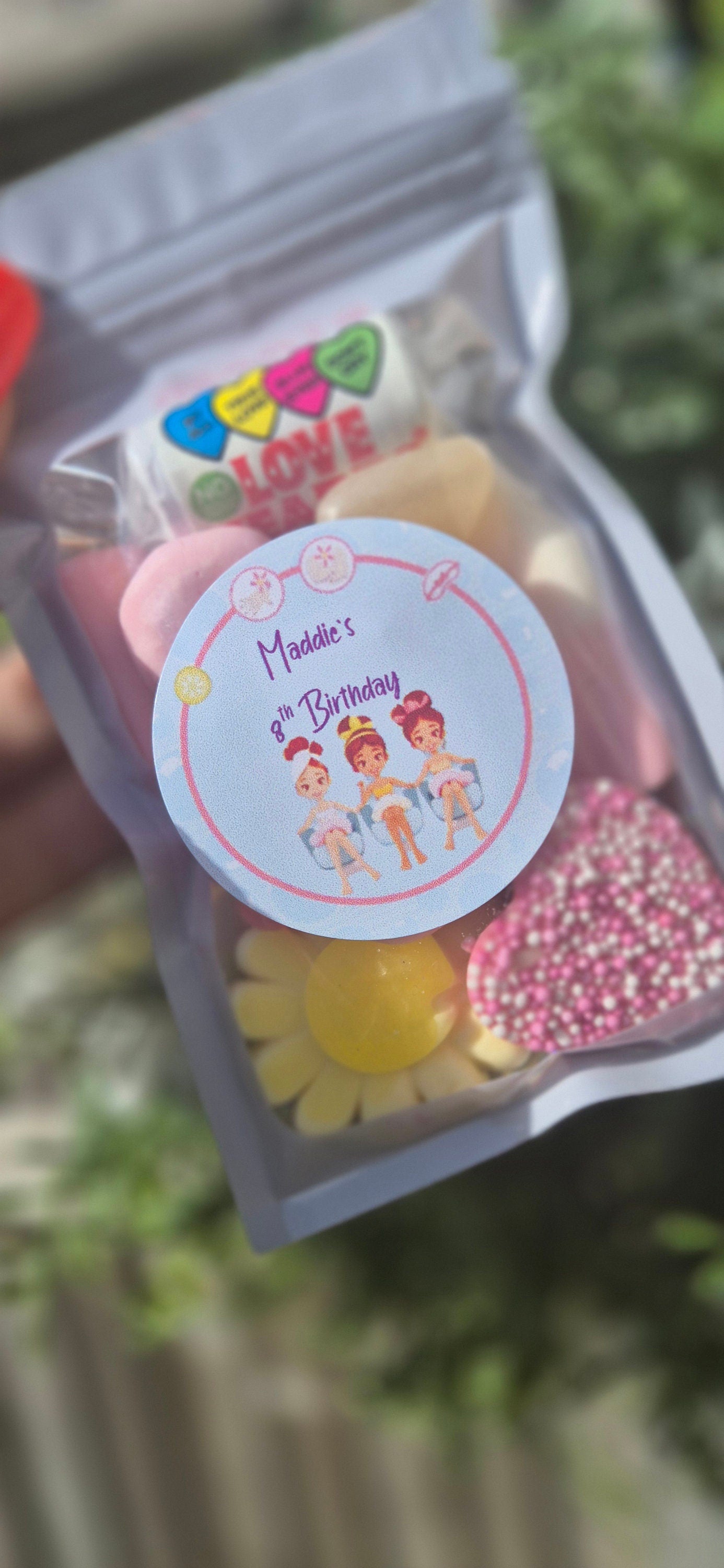 Pamper Party Sweet Treat Bags: Spa Birthday Favors