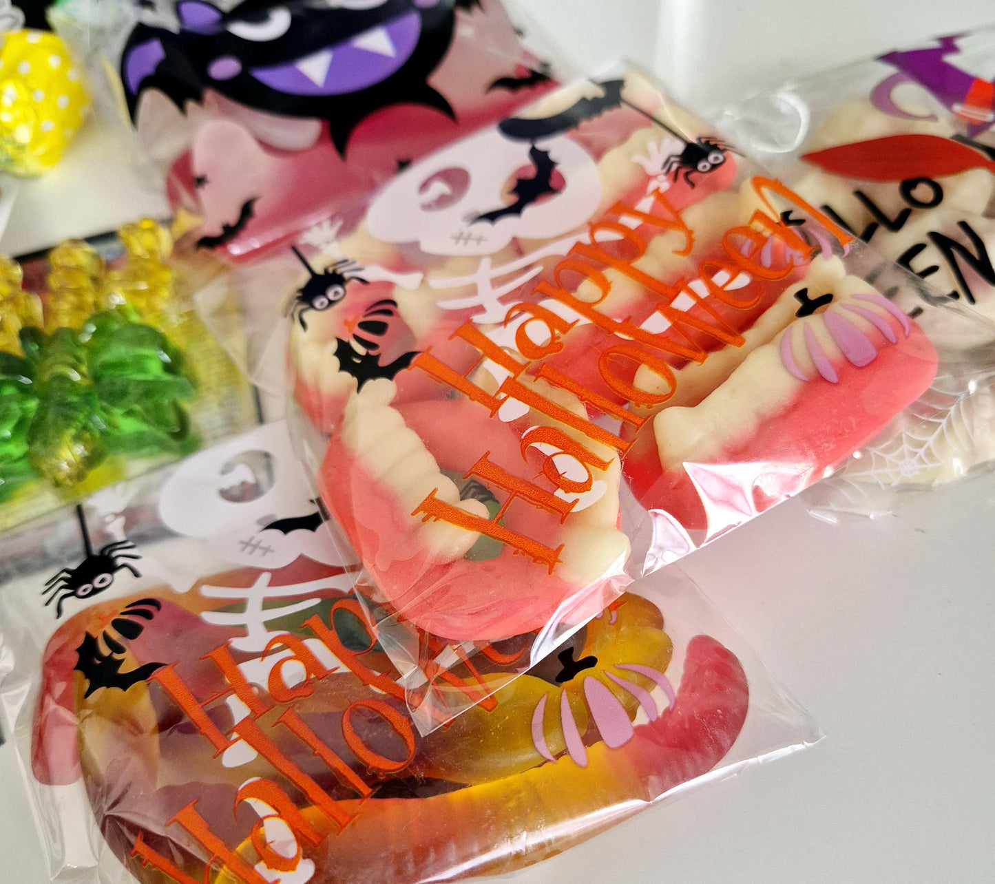 Halloween treat boxes