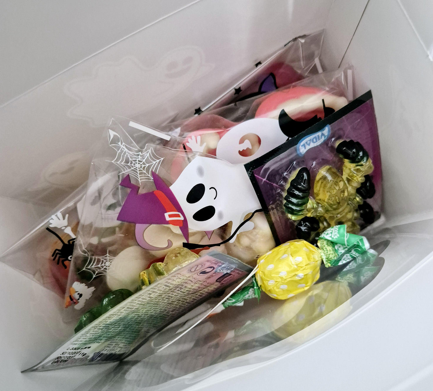 Halloween treat boxes