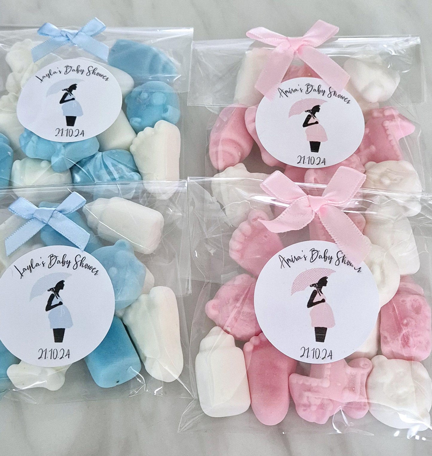 Personalized Baby Shower Sweet Favors: Themed Treats