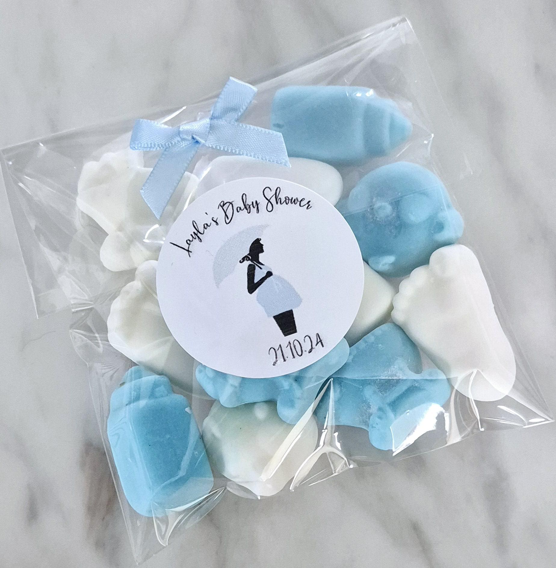 Personalized Baby Shower Sweet Favors: Themed Treats