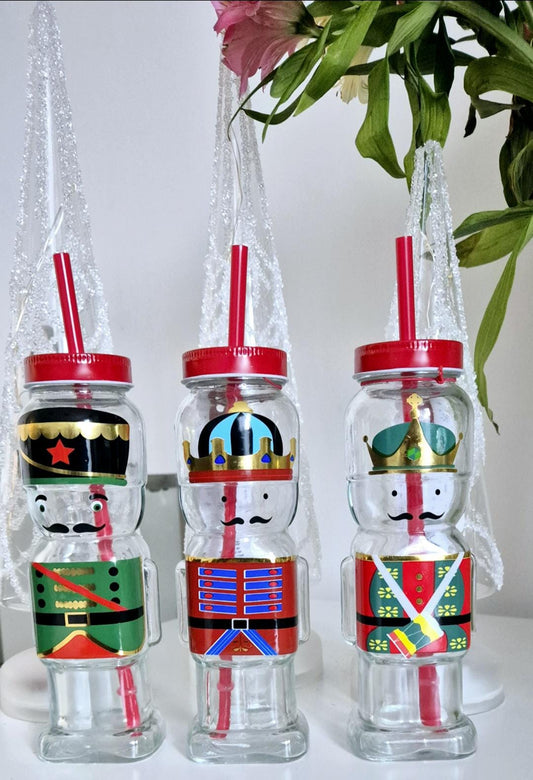 Hot Chocolate Nutcracker bottle - Milkshake bottle- Hot chocolate bottle