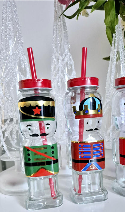 Hot Chocolate Nutcracker bottle - Milkshake bottle- Hot chocolate bottle