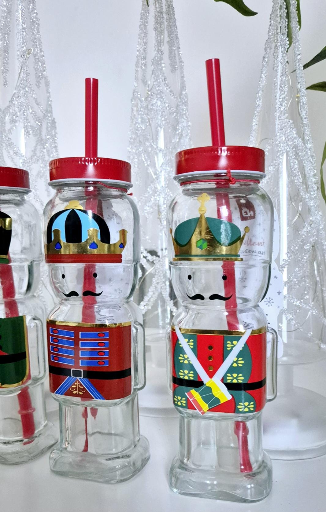Hot Chocolate Nutcracker bottle - Milkshake bottle- Hot chocolate bottle