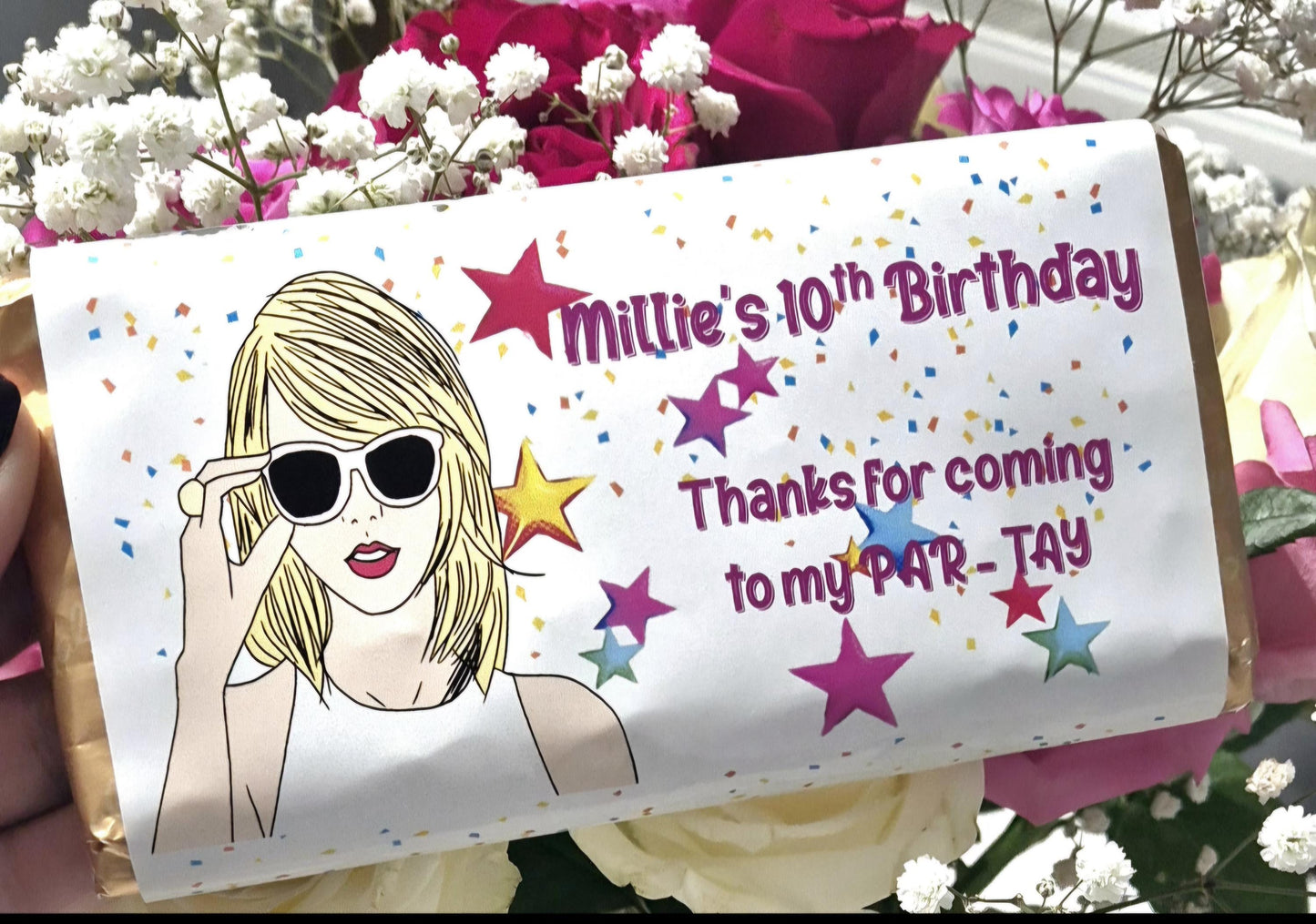 Personalized Swiftie Galaxy Chocolate Bar - Taylor Gift
