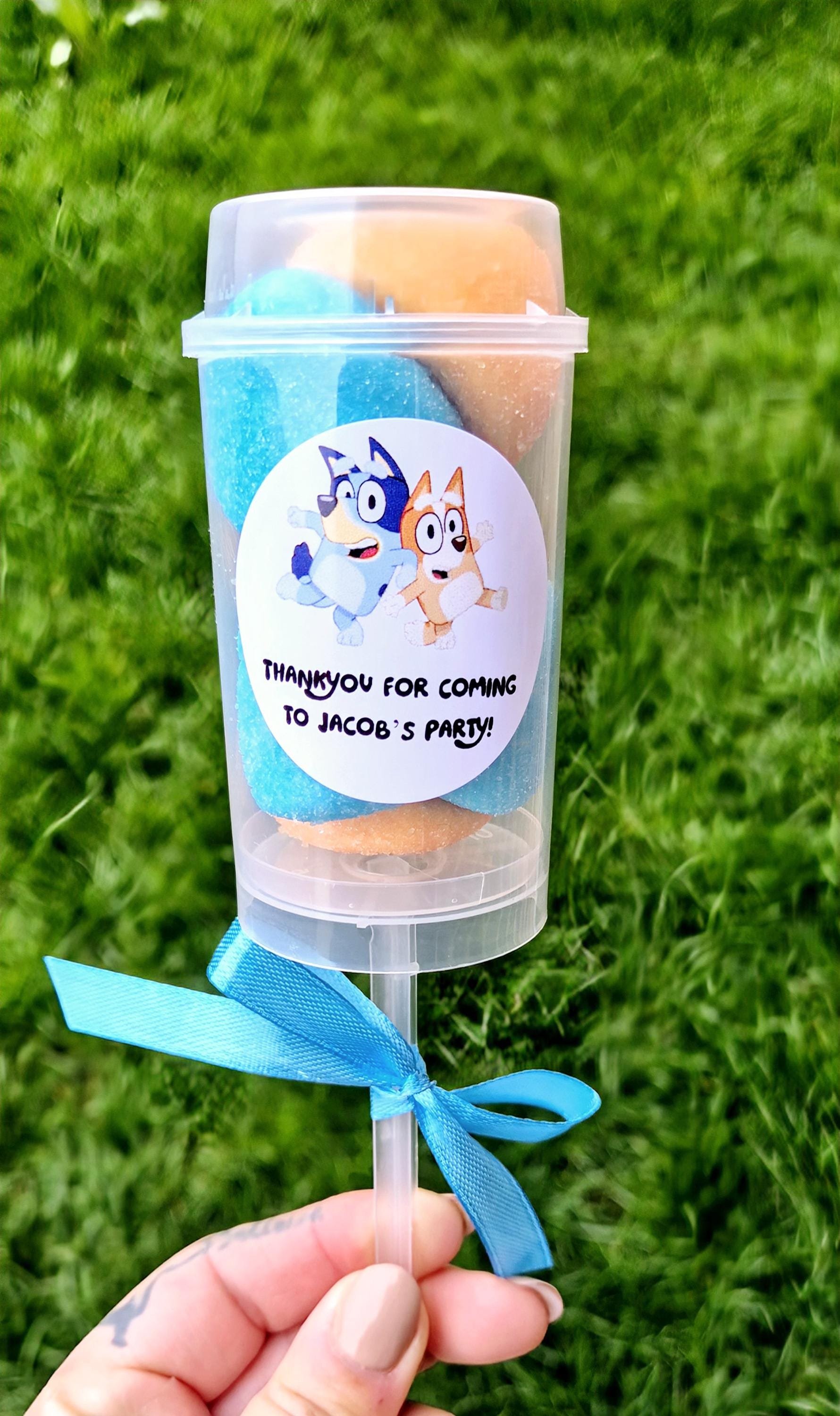 Bluey-Themed Sweet Push Pops: Personalized Party Favors